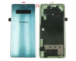 Hátlap Samsung Galaxy S10 Plus (SM-G975), akkufedél + ragasztóval GH82-18406E zöld (rendelésre)